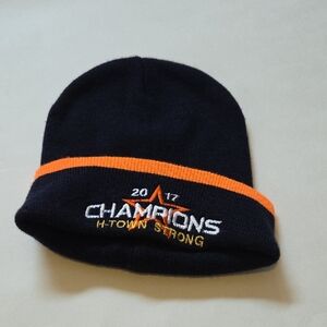 Black and Orange Champions Beanie
